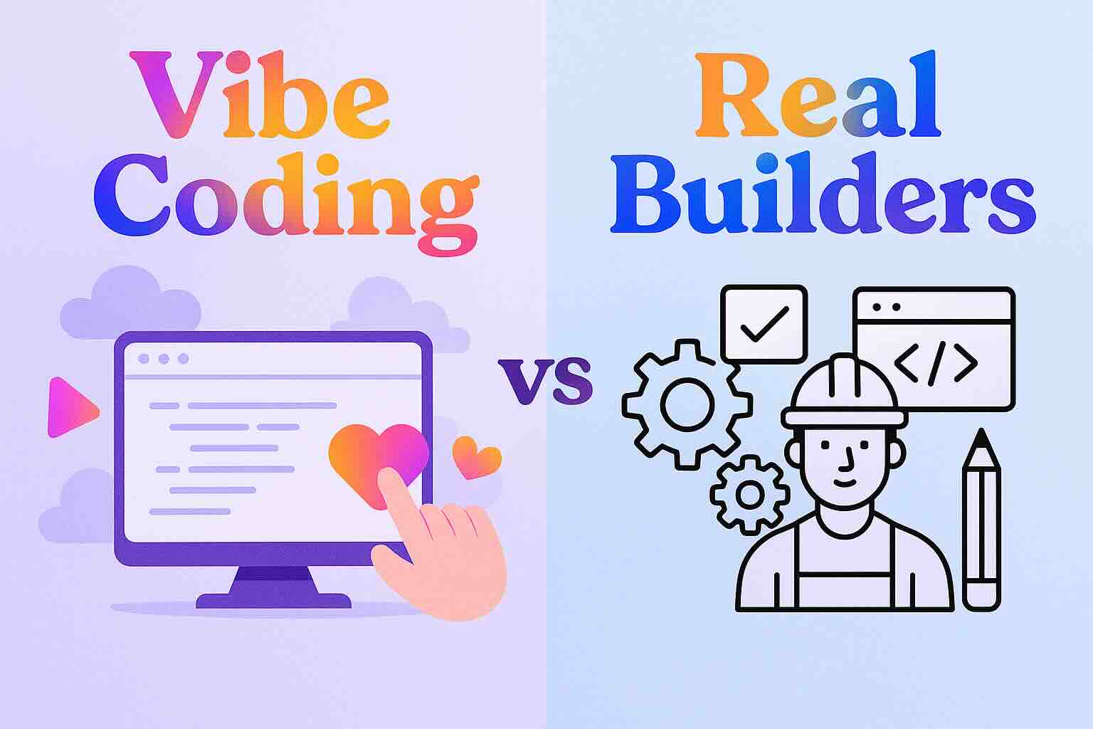 Vibe Coding vs Real Builders
